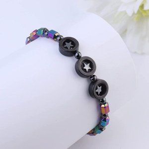 12Pcs Hematite Magnetic Bracelets Set for Men Women Magnetic Therapy Ank…